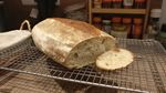 Baked loaf showing internal structure and crumb